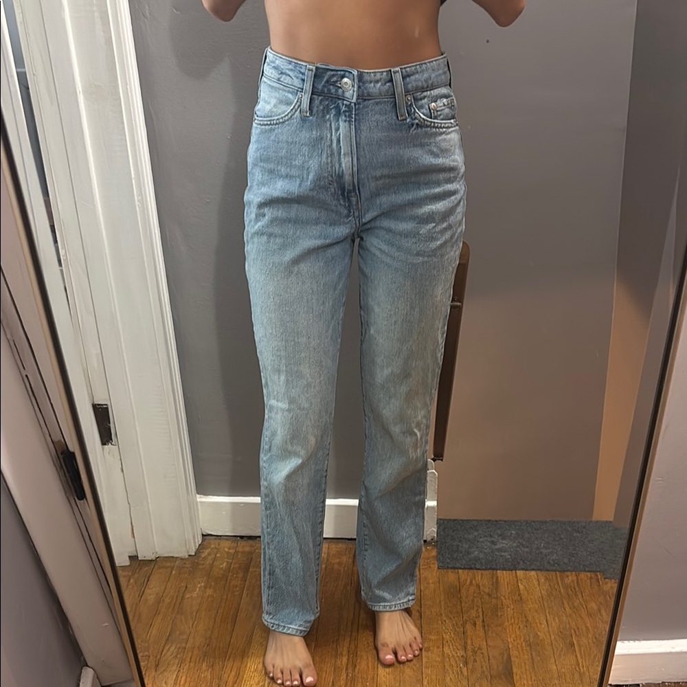 H&M Blue Straight Leg Jeans